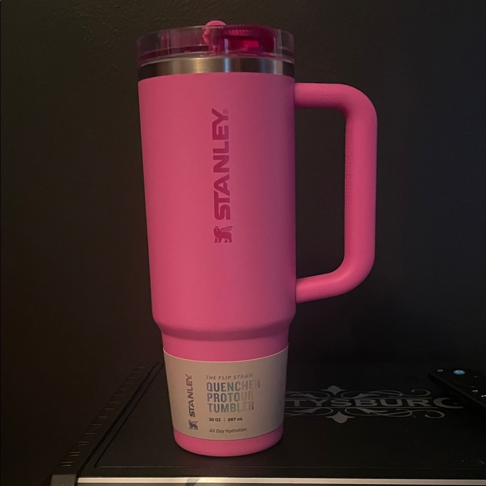 Stanley Pink Travel Tumbler